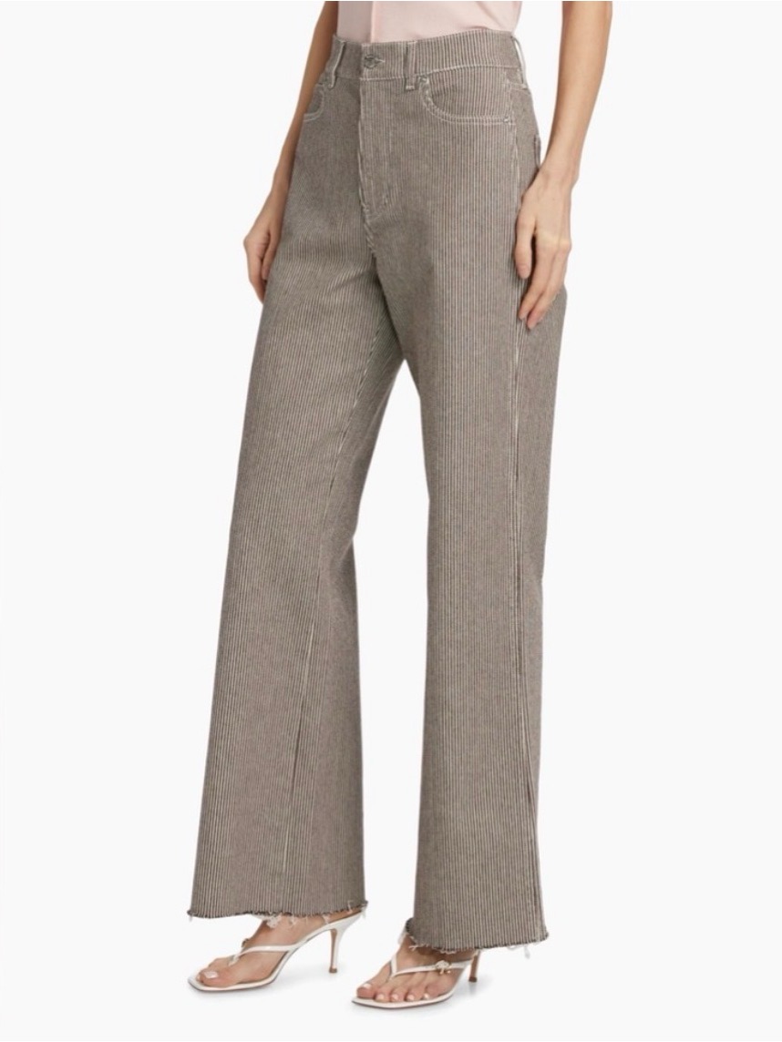 Veronica Beard Taylor Relaxed Wide-Leg Pants